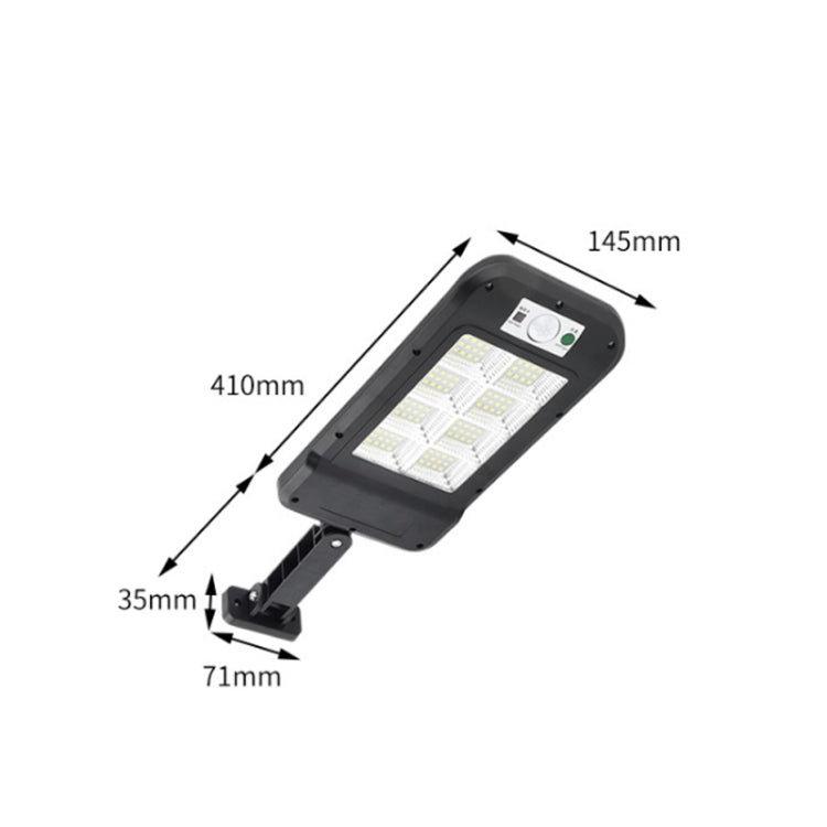 Solar Wall Light Outdoor Waterproof Human Body Induction Garden Lighting Household Street Light 4 x 32LED With Remote Control - Solar Lights by buy2fix | Online Shopping UK | buy2fix