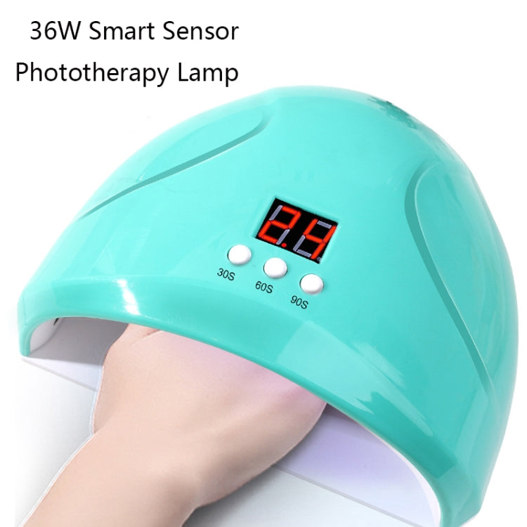 Smart Sensor Nail Phototherapy Lamp Manicure Tool Baking Lamp(Green) - Nail Dryers by buy2fix | Online Shopping UK | buy2fix