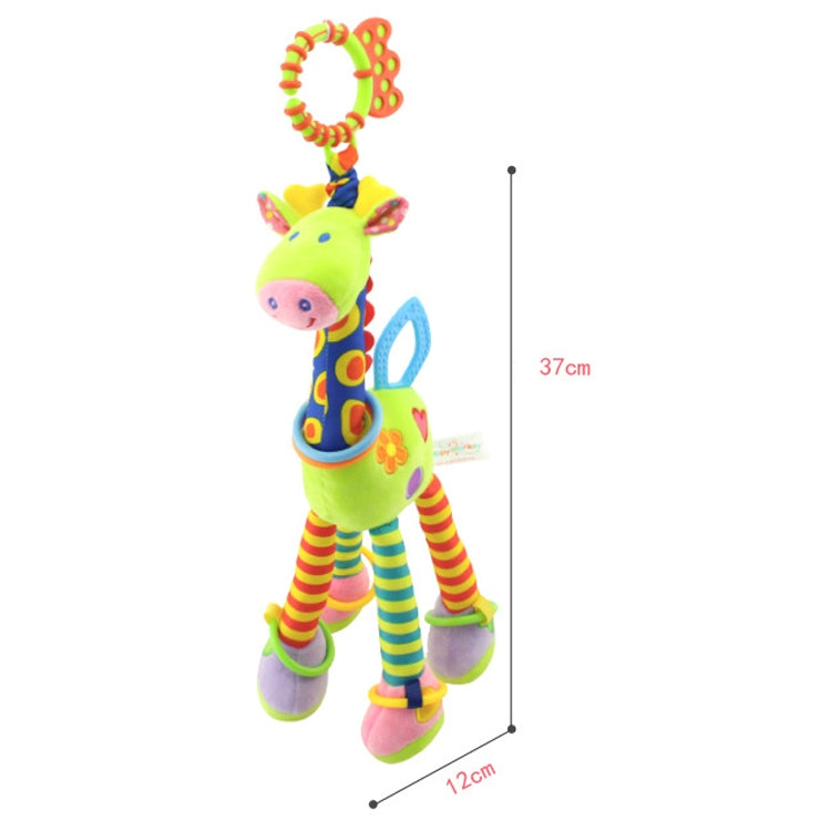 Baby Carriage Hanging Toy 0-1 Year Old Bell Teether Giraffe Bed Bell(Green) - Strollers Accessories by buy2fix | Online Shopping UK | buy2fix