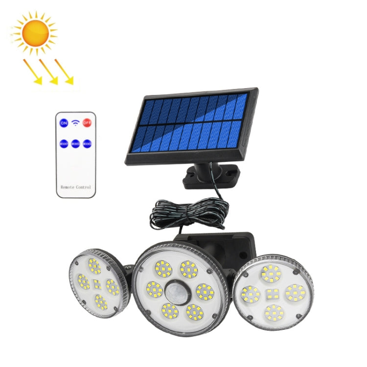 134 LED Solar Split Type Courtyard Lamp Outdoor Waterproof Corridor Garden Human Body Sensing Street Light - Solar Lights by buy2fix | Online Shopping UK | buy2fix