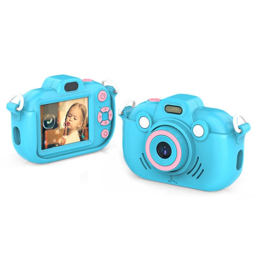 DC502 2.4-Inch 16X Zoom 2.7K Video Recording Children Digital Camera, Color: Blue + 32G(UK Plug) - Children Cameras by buy2fix | Online Shopping UK | buy2fix