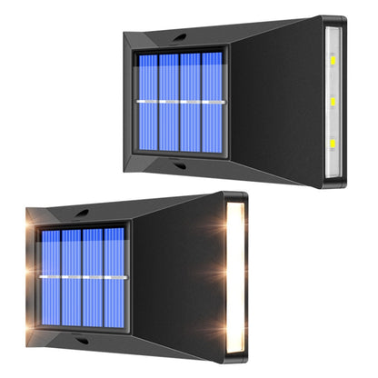 Outdoor Decorative Waterproof Solar Wall Light, Spec: 4 LEDs White Light - Solar Lights by buy2fix | Online Shopping UK | buy2fix