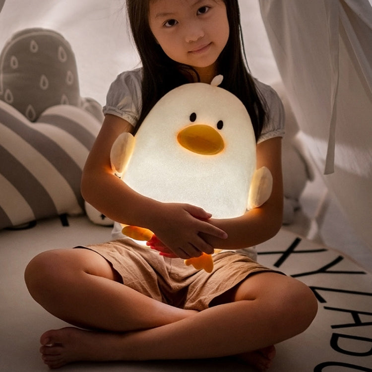 Cartoon Cute Duck Plush Soothing Night Light(Light Yellow) - Night Lights by buy2fix | Online Shopping UK | buy2fix