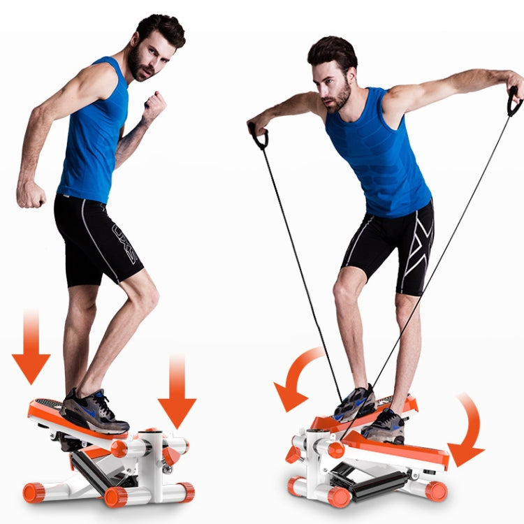 JDHTBJ Double Hydraulic Load Bearing Indoor Small Stepper, Color: Orange - Fitness Equipments by buy2fix | Online Shopping UK | buy2fix