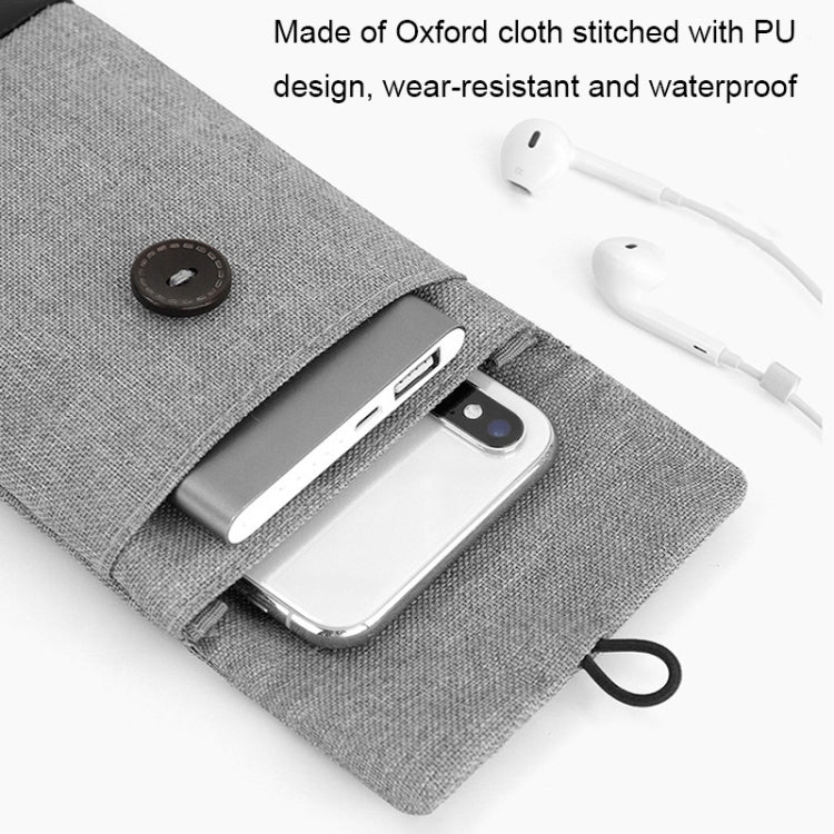 Baona Waterproof Data Cable Protective Bag, Spec: Large (Gray) - Digital Storage Bag by Baona | Online Shopping UK | buy2fix