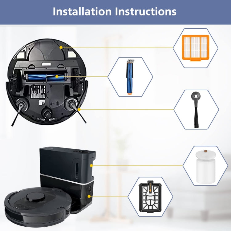 For Shark AI AV2501AE / AV2502AE Robot Vacuum Accessories 2pcs Side Brush - For Shark Accessories by buy2fix | Online Shopping UK | buy2fix