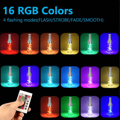 3W LED Wine Bottle Light Dazzling Night Light Decorative Night Light(RGB) - Novelty Lighting by buy2fix | Online Shopping UK | buy2fix