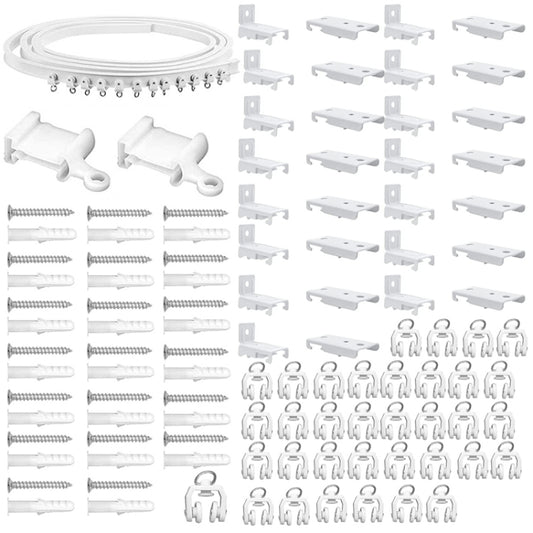 Model Steel Rail Bending Curtain Rail Flexible Guide Set, Size: 5m - Curtain Decorative Accessories by buy2fix | Online Shopping UK | buy2fix