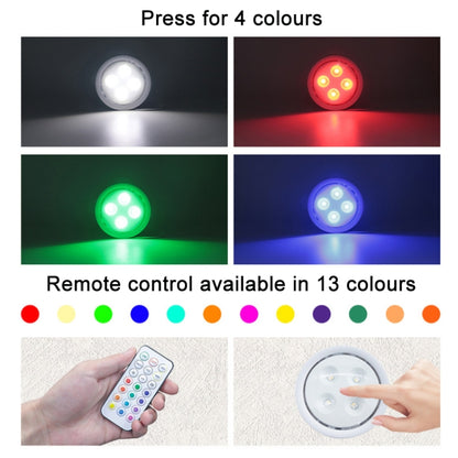 6 Light 2 Remote Set 13-colour Remote Control Ambient Light Cabinet Touch Hockey Night Light - Novelty Lighting by buy2fix | Online Shopping UK | buy2fix