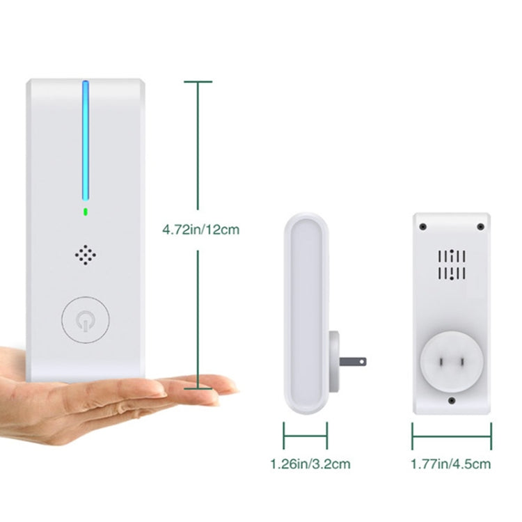 JHQ-12S Negative Ion Formaldehyde Removal Air Purifier Room Deodorizer, Spec: US Plug(Green) - Sterilizers by buy2fix | Online Shopping UK | buy2fix