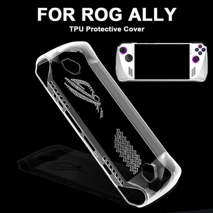 For ASUS ROG ALLY Protective Case Game Console Anti-drop Cover(Transparent Black) - Accessories by buy2fix | Online Shopping UK | buy2fix