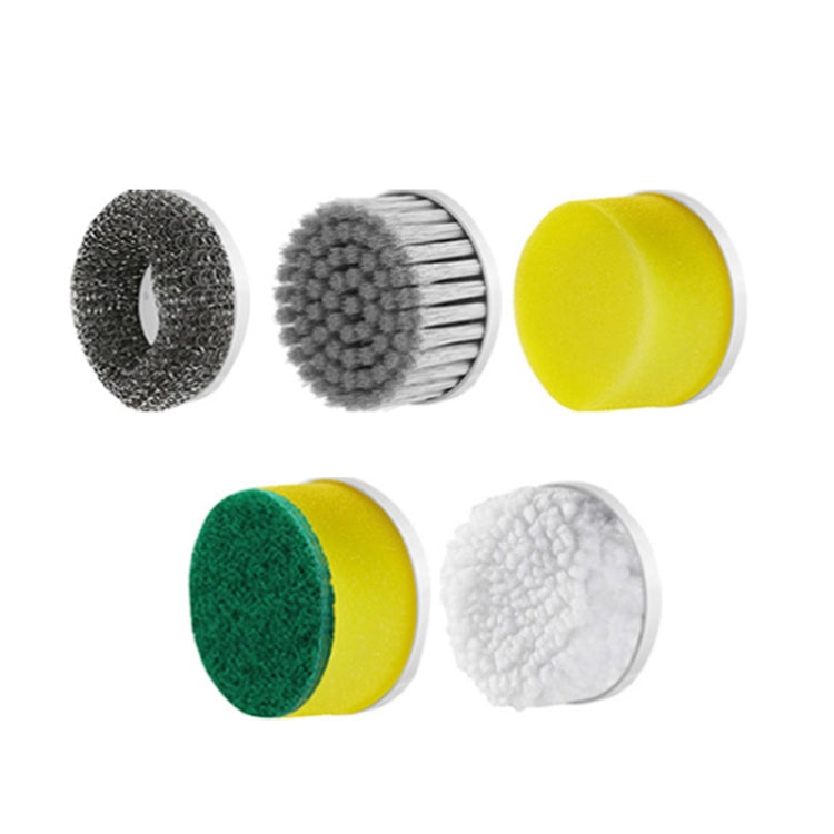 Nylon Wool Replace Brush Head Electric Handheld Scrubber Heads Home Washing Tools - Sponges, Cloths & Brushes by buy2fix | Online Shopping UK | buy2fix