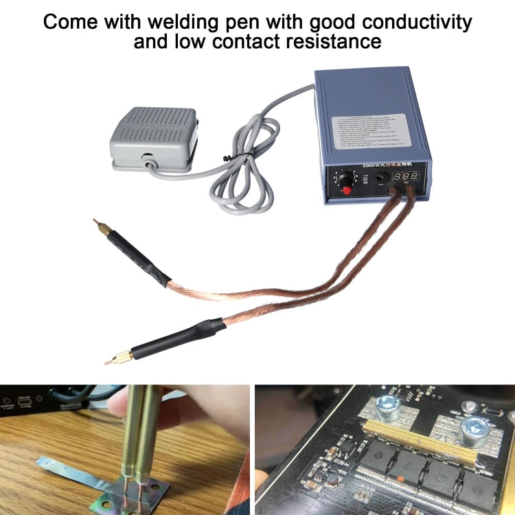 Portable 18650 Battery Spot Welder 5000W High Power Handheld Spot Welding Machine, Style: Automatic Version EU Plug - Others by buy2fix | Online Shopping UK | buy2fix