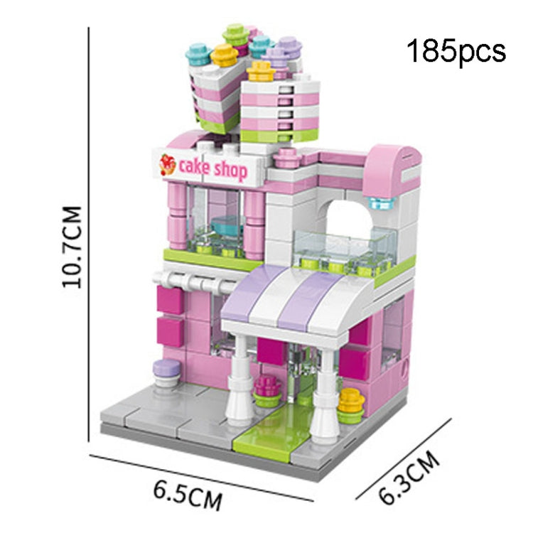 LELE BROTHER Children Assembling Mini City Street Scene Building Blocks, Style: 8537-8 Cake Shop - Building Blocks by LELE BROTHER | Online Shopping UK | buy2fix