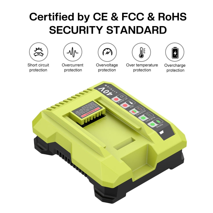 36-40V Tool Cutting Machine Battery Charger, For RYOBI PO401 / PO403 / PO400, Plug: US - Lawn Mower, Saws & Accessories by buy2fix | Online Shopping UK | buy2fix