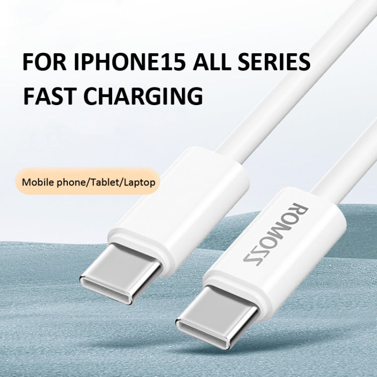ROMOSS CB3235 PD30W USB-C / Type-C Data Cable Mobile Phone Fast Charging Cable  2m(Gray) - USB-C & Type-C Cable by ROMOSS | Online Shopping UK | buy2fix