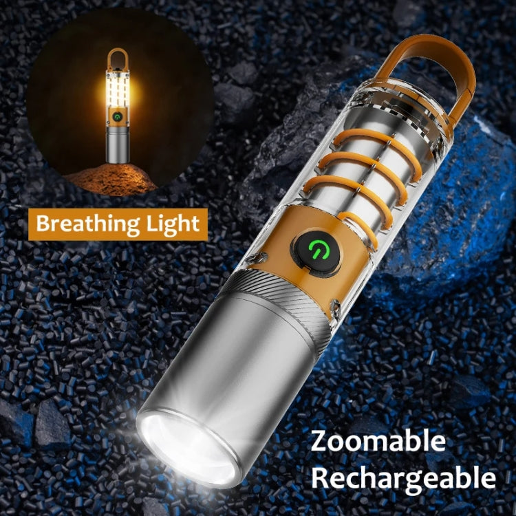 X10-P50 Outdoor LED Flashlight Multi-Functional Camping Lighting Flashlight Portable Rechargeable Work Lamp - LED Flashlight by buy2fix | Online Shopping UK | buy2fix