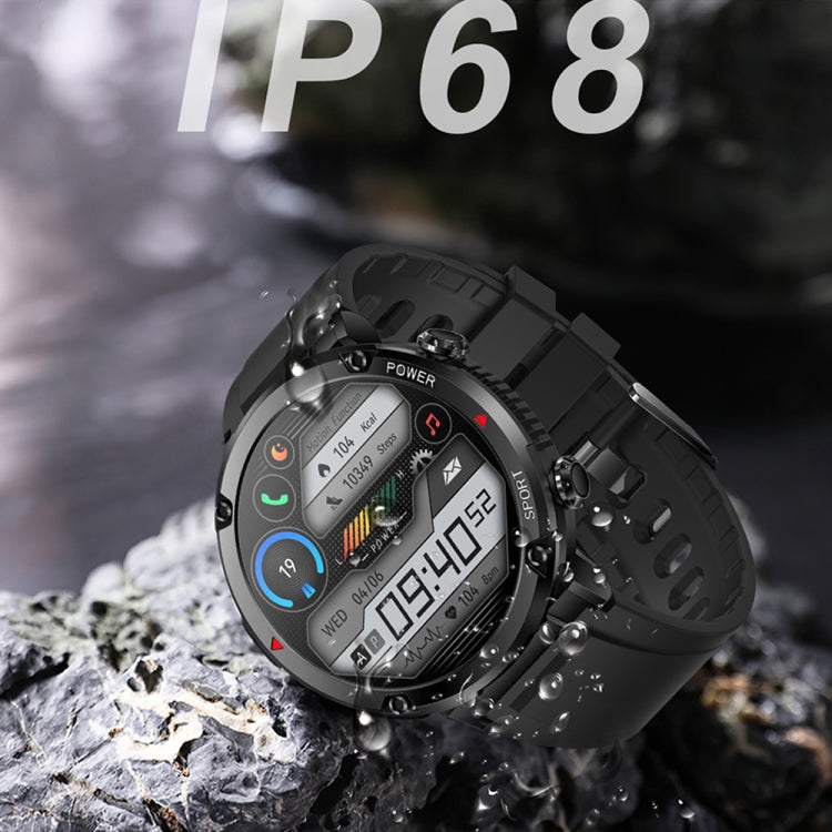 T30 1.6-inch Outdoor Sports Waterproof Smart Music Bluetooth Call Watch, Color: Black - Smart Watches by buy2fix | Online Shopping UK | buy2fix