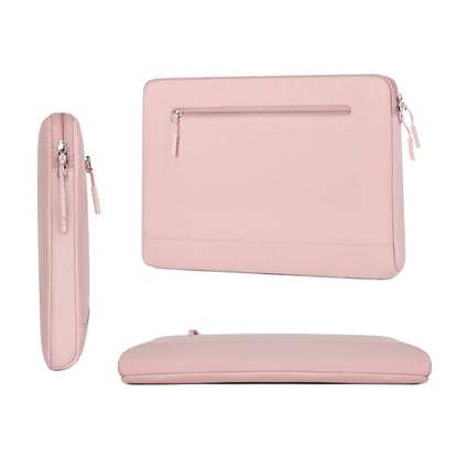 14-14.6 Inch Thin And Light Laptop Sleeve Case Notebook Briefcase Bag(Pink) - 14.1 inch by buy2fix | Online Shopping UK | buy2fix