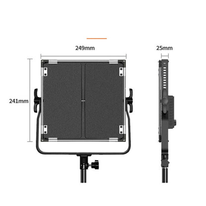 Pixel K80 RGB 45W 2600-10000K 552 LEDs Photography Fill Light Panel Lamp With LCD Display,US Plug Standard Set -  by Pixel | Online Shopping UK | buy2fix