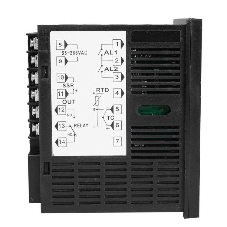 SINOTIMER MC401 Universal Input Short Case PID Intelligent Temperature Controller Meter Heating Cooling Relay SSR Solid State Output - Thermostat & Thermometer by SINOTIMER | Online Shopping UK | buy2fix