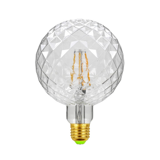 E27 Screw Port LED Vintage Light Shaped Decorative Illumination Bulb, Style: G125 Inner Pineapple Transparent(220V 4W 2700K) - LED Blubs & Tubes by buy2fix | Online Shopping UK | buy2fix