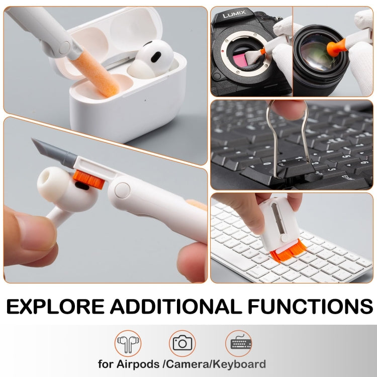 25 In 1 Electronics Cleaner KIT for Mobile Phone, Earbud, Laptop, Keyboard, Screen Clean Brush(White) - Other Accessories by buy2fix | Online Shopping UK | buy2fix