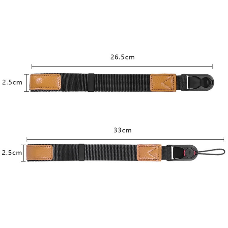 Camera Magnetic Wrist Strap SLR Accessories Hand Strap(Gray+Brown) - Camera Strap by buy2fix | Online Shopping UK | buy2fix