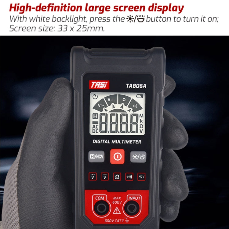 TASI TA806A Fully Automatic Universal Table Home Portable Automatic Recognition Universal Table - Current & Voltage Tester by TASI | Online Shopping UK | buy2fix