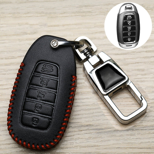 For Hyundai Car Key Cover Multifunctional Keychains Anti-lost Number Plates, Style: H5 - Car Key Cases by buy2fix | Online Shopping UK | buy2fix