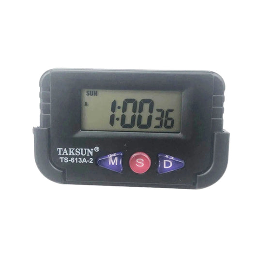 TAKSUN TS-613A-2 LED Display Electronic Car Clock Double-sided Glue Car Clock - Clocks & Car Meters by TAKSUN | Online Shopping UK | buy2fix
