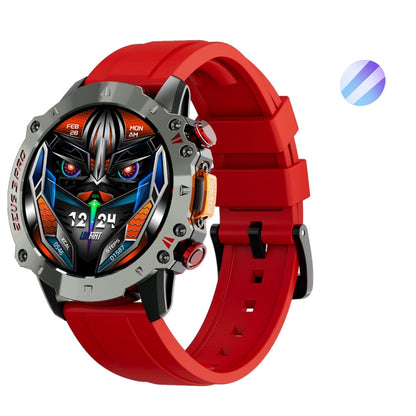 LOKMAT ZEUS3 Pro 1.39-Inch 5ATM Waterproof Outdoor Sports Bluetooth Call Smart Watch(Red) - Smart Watches by LOKMAT | Online Shopping UK | buy2fix