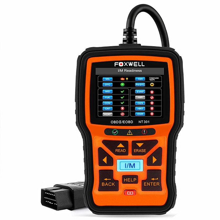 FOXWELL NT301 OBD2 Car Fault Diagnostic Instrument Live Data Code Reader Tool - Code Readers & Scan Tools by FOXWELL | Online Shopping UK | buy2fix