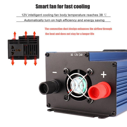 2000W/12V24V Convert To 220V Dual Voltage Modified Sine Wave Inverter - Modified Square Wave by buy2fix | Online Shopping UK | buy2fix