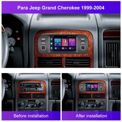 For Para Jeep Grand Cherokee 1999-2004 Carplay Android Navigation All-In-One Monitor With Large Screen(Standard) - Car MP3 & MP4 & MP5 by buy2fix | Online Shopping UK | buy2fix