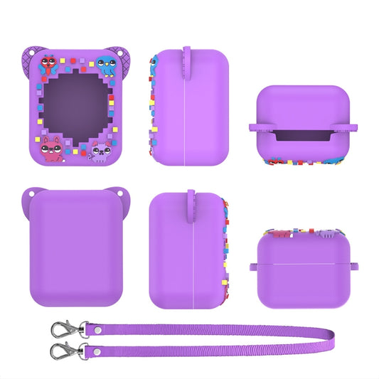 For Bitzee Electronic Pet Machine Silicone Protective Case(Light Purple) - Accessories by buy2fix | Online Shopping UK | buy2fix