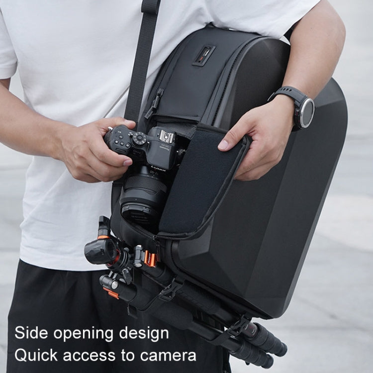 Cwatcun D108 Large Hard Shell Shoulder Camera Bag Waterproof Shockproof Photography Pack - Backpack by Cwatcun | Online Shopping UK | buy2fix