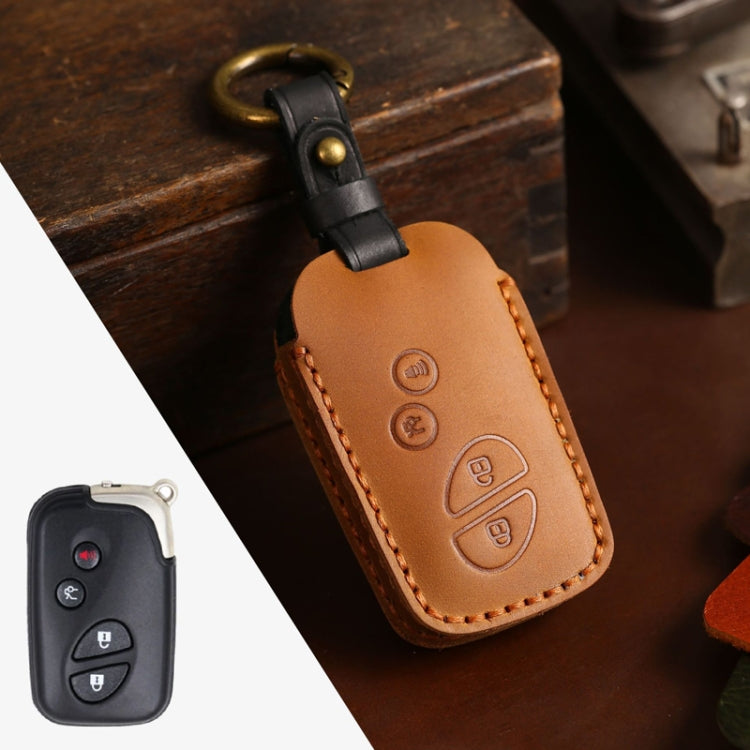 For Lexus RX270/ES240/LX570 Hallmo Car Key Cover, Color: 4 Keys Brown - Car Key Cases by Hallmo | Online Shopping UK | buy2fix