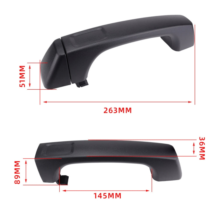 For Hummer H3 Front Rear Door Handles, Specifications: 5pcs - Door Handles by buy2fix | Online Shopping UK | buy2fix