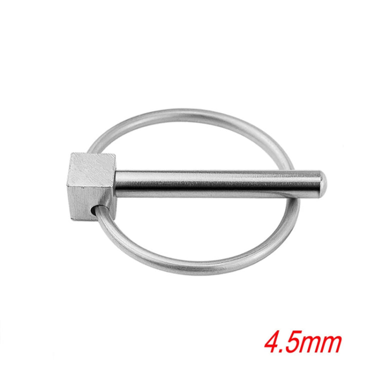 4.5mm 316 Stainless Steel Marine Hardware Spring Safety Stop, Specifications: 150mm Rope - Marine Accessories & Parts by buy2fix | Online Shopping UK | buy2fix