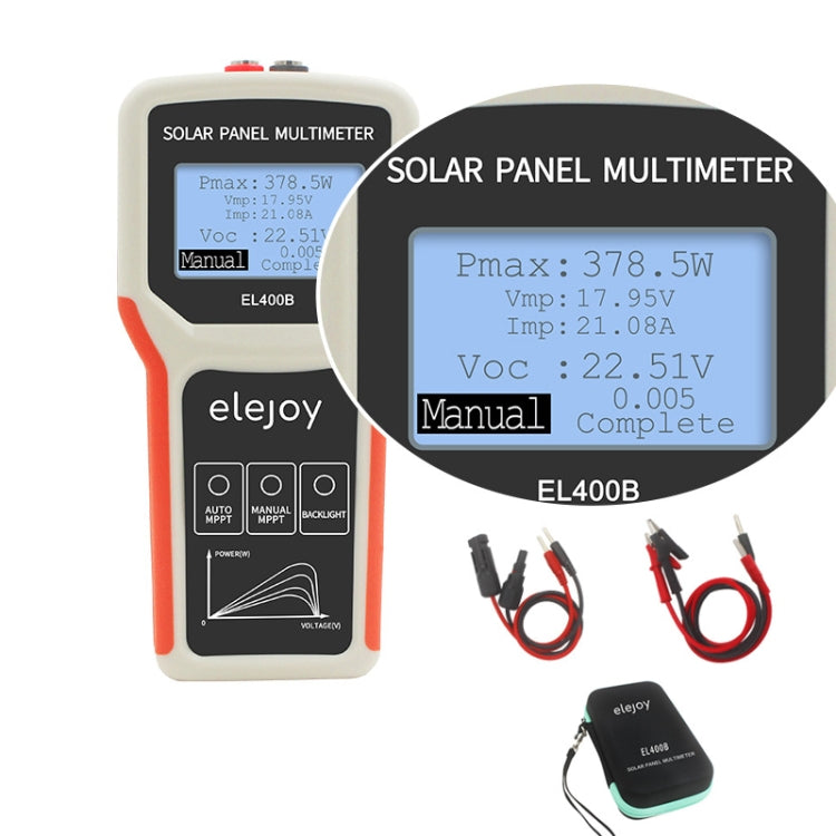 elejoy 400W MPPT Solar Photovoltaic Panel Multimeter(EL400B) - Digital Multimeter by buy2fix | Online Shopping UK | buy2fix