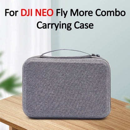 For DJI Neo Fly More Combo Carrying Case Handbag Protective Box(Gray + Black Inner) - Backpacks & Bags by buy2fix | Online Shopping UK | buy2fix