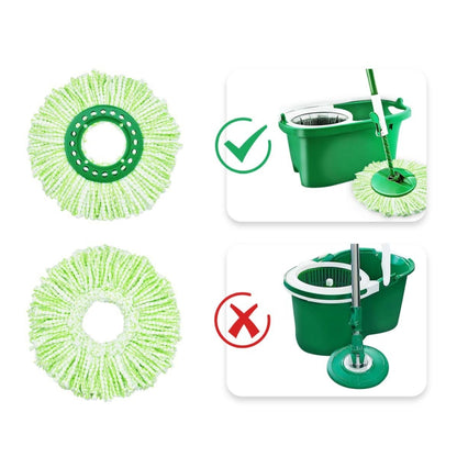 For Libman Tornado Spin Mop Microfiber Mop Pad Replacement Parts(White) - Handheld Cleaner & Mops by buy2fix | Online Shopping UK | buy2fix