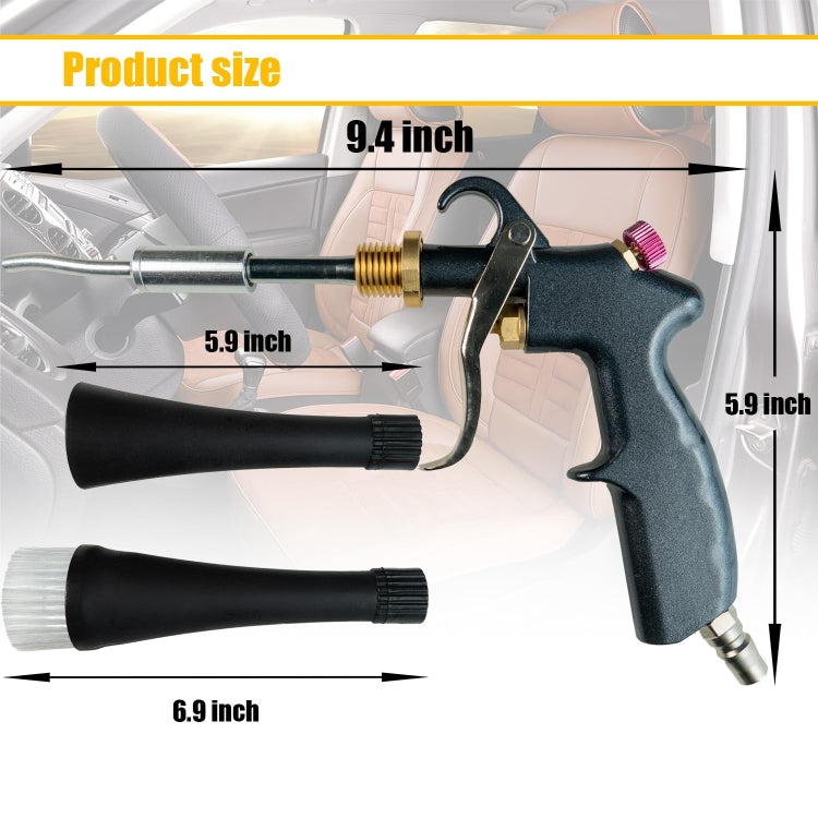 High Pressure Car Interior Cleaning Gun with Bearing Car Beauty Dust Removal Brush(JON060608) - Car Washer & Accessories by buy2fix | Online Shopping UK | buy2fix