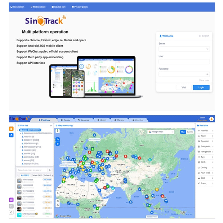 SinoTrack 4G+2G GPS Car Motorcycle Tracking Anti-theft Locator, Specifications: Standard+Relay - Car Tracker by SinoTrack | Online Shopping UK | buy2fix