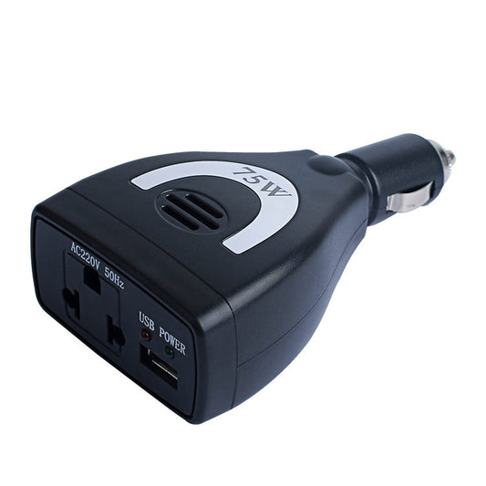 Meind 75W Mini Car Inverter Charger(12V To 220V) - Modified Square Wave by Meind | Online Shopping UK | buy2fix