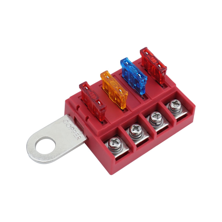 4-way RV Yacht Ignition Protection Battery Terminal Fuse Block, Specification: One - Fuse by buy2fix | Online Shopping UK | buy2fix