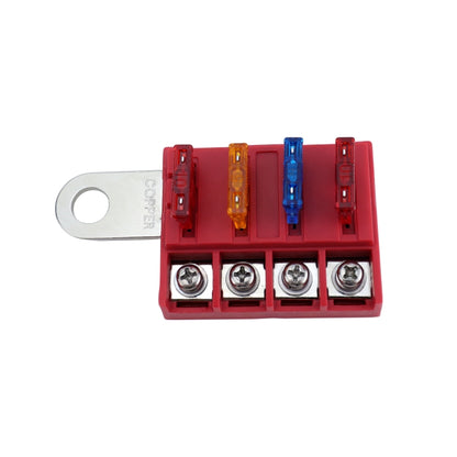 4-way RV Yacht Flame Retardant Waterproof Battery Terminal Fuse Block(One) - Fuse by buy2fix | Online Shopping UK | buy2fix