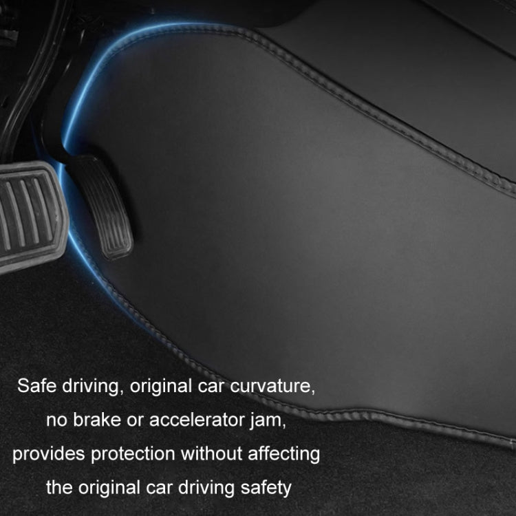 For Tesla Center Console Side Anti-kick Protective Pad, Style: For 2024 Model 3 Driver Passenger Inner Side Leather - Seat Accessories by buy2fix | Online Shopping UK | buy2fix