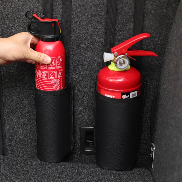 Small Car Fire Extinguisher Storage Bag Auto Seatback Bag Cup Holder - Stowing Tidying by buy2fix | Online Shopping UK | buy2fix